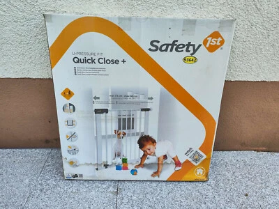 Safety 1st 93642 Quick Close+ Türschutzgitter zum Klemmen NEU - Bild 1 von 4