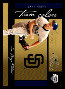 2005 Donruss Classics Team Colors Jake Peavy /800 #TC-17 San Diego Padres