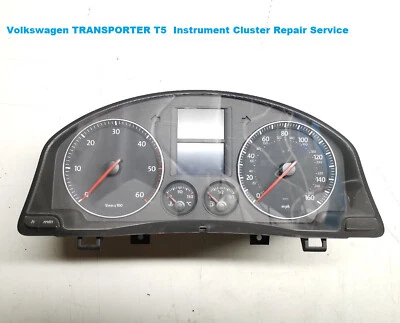 Volkswagen VW  Touran TRANSPORTER T5  Instrument Cluster Repair Service - Image 1 of 2
