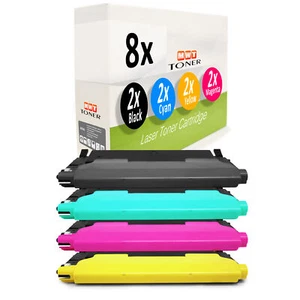8X Cartuccia Per Samsung CLX-3185-FW CLX-3185-FN CLX-3185-N CLX-3180 CLP-325-W - Bild 1 von 3