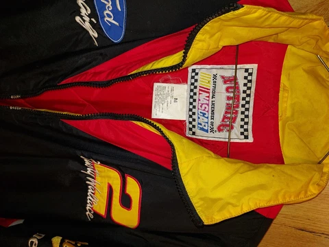 Rusty Wallace nascar jacket Vintage Red and black Cover