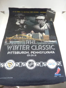 2011 NHL Winter Classic -Pittsburgh vs. Washington Crosby-Ovechkin Towel - Picture 1 of 7