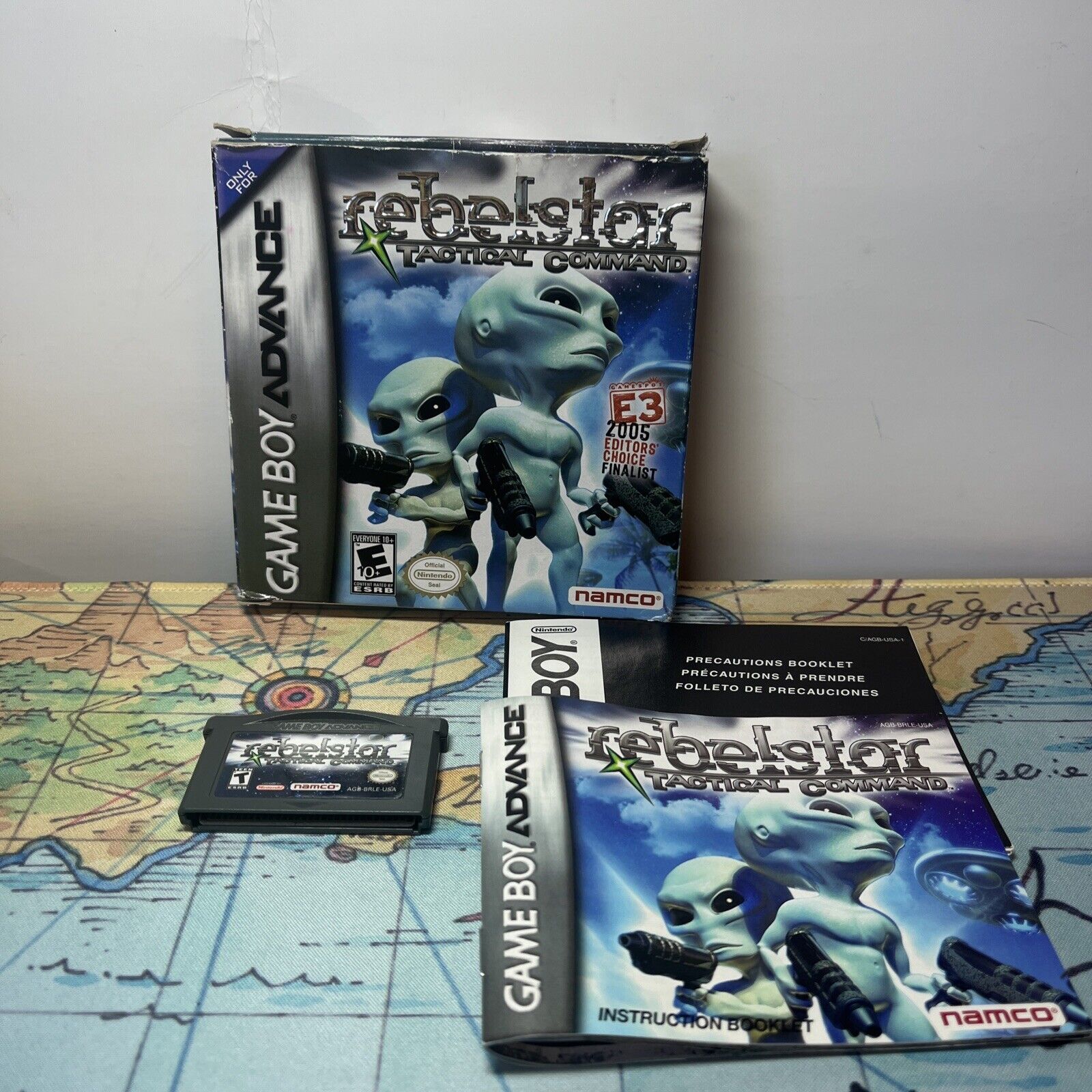Rebelstar: Tactical Command (Game Boy Advance, 2005) CIB Complete in Box 