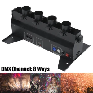 Lanzador de cañón de confeti de 4 disparos alcance de 8 m DMX efecto de escenario remoto para discoteca club - Imagen 1 de 14