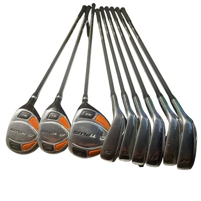 Set Of 9 Ti-Plus Acuity Right Handed Adult Iron and Drivers - Image 1 of 4