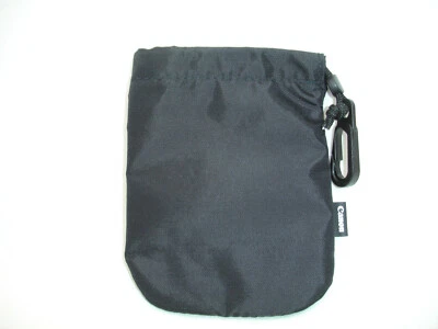 CANON soft lens case / pouch with clip, small 4.25" x 4 " #4721 - Image 1 of 4