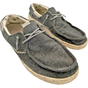 hey dude men's welsh grey houndstooth size 10 - Picture 1 of 8