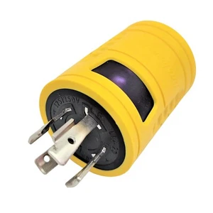 884975 Generator Adapter 4-Prong Locking 20A L14-20 Plug to 30A Locking L14 - Picture 1 of 5