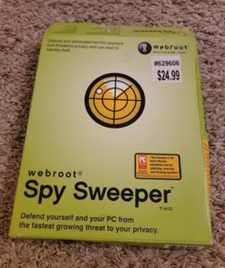 Webroot Spy Sweeper TWO & Window Washer FIVE Windows 98 2000 Vtg - Picture 1 of 2