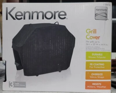 Cubierta de parrilla Kenmore 250 GSM 56 pulgadas L x 25 in. W x 44 in. H Foto 1 de 2