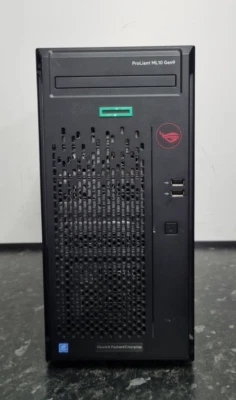 HPE ProLiant ML10 Gen9  Server Intel Pentium G4400 3.30GHz, 8GB RAM, 3x2 TB HDDs - Image 1 of 4