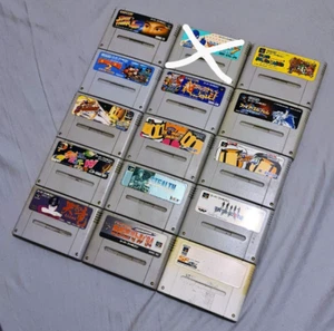 13 GAMES + MEMORY Nintendo Super NES SNES Super Famicom SFC Donkey Kong Mario - Picture 1 of 1