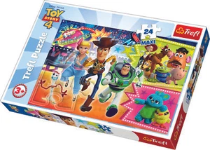 Rompecabezas divertido Trefl 24 piezas para niños grande de Disney Toy Story 4 aventuras - Imagen 1 de 2