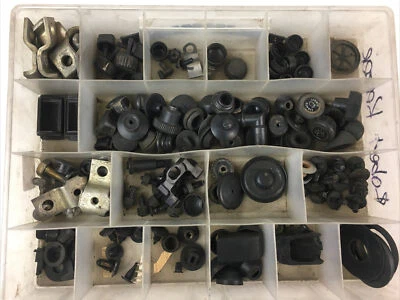 Huge Lot Vintage VW Volkswagen knobs, buttons, panel clips, etc #1 - Image 1 of 4