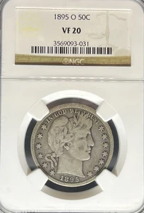 1895-O Barber Half Dollar ss20 NGC (#PA3569093031) - Bild 1 von 2