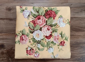 VTG Ralph Lauren Kathleen King Duvet Cover Yellow Floral Cottage Bedding Italy - Picture 1 of 23