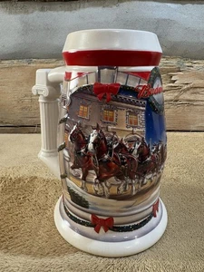 Budweiser 2001 Holiday Stein "Holiday at the Capitol" in Original Box - Picture 1 of 9