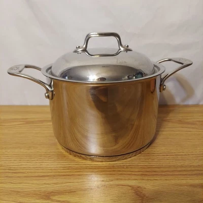Emeril 3Qt Stainless Steel Sauce Stock Pot With Stainless Lid Double Handles - Image 1 of 4