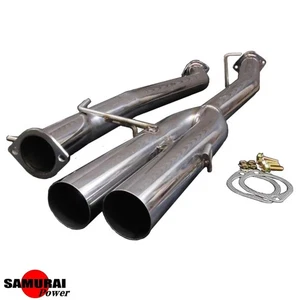 Nissan Skyline R34 Sedan Samurai Power Dual Tip 3" Exhaust (Made In Japan) - Picture 1 of 3