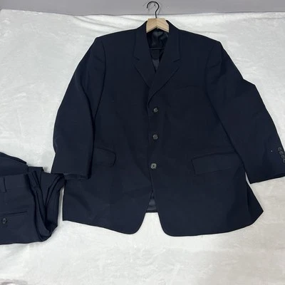 Blazer Kenneth Cole Vintage Hombre Traje 3 Botones Talla 46 Pantalones (36,28) Hecho en EE. UU. Foto 1 de 4