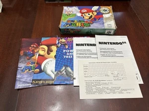 Super Mario 64 Box Only w/Manual & Inserts Authentic N64 (Nintendo 64, 1996) - Picture 1 of 12
