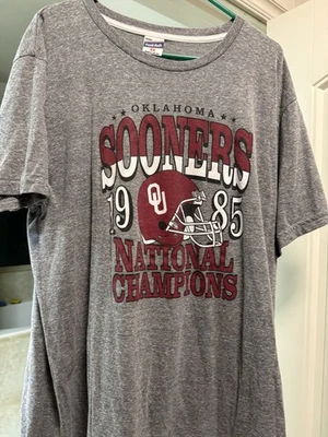 Oklahoma Sokners 1985 Champs Shirt 2XL XXL Charlie Hustle - Image 1 of 2