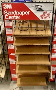 3M Sandpaper Display Rack. With Sandpaper “Rare” - Picture 1 of 1