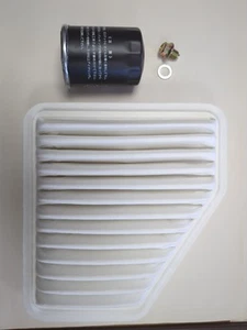Toyota Vellfire Service Kit For 2008-2015 2.4 Oil Air Filter & Sump Bolt - Picture 1 of 17