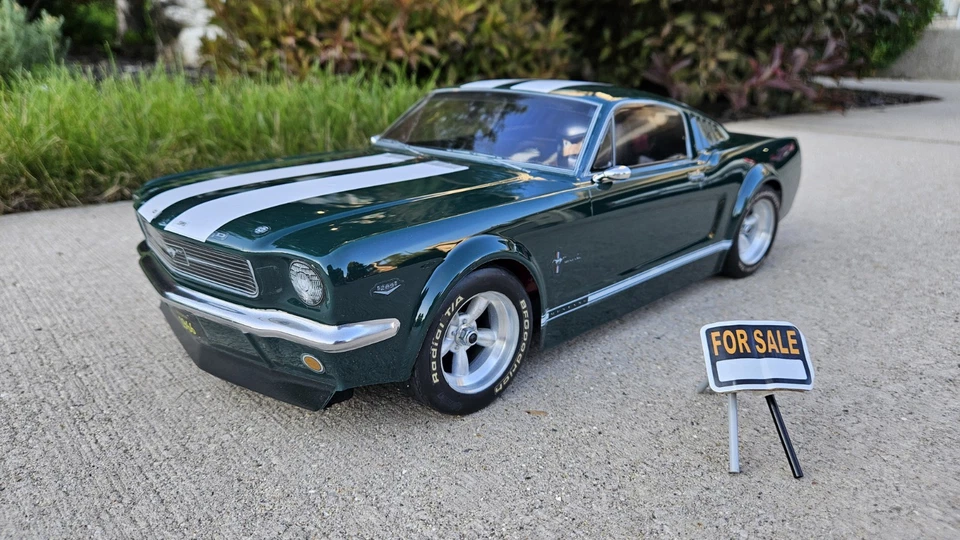 STUNNING! HPI 1/10 1966 FORD MUSTANG Body 17519 with RARE Custom Wheels - READ! - Image 1 of 4