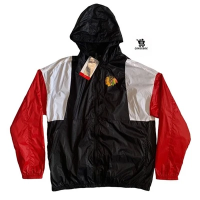 Куртка ветровка на молнии NHL Apparel детская молодежная размер XL 18/20 Chicago Blackhawks - Изображение 1 из 4