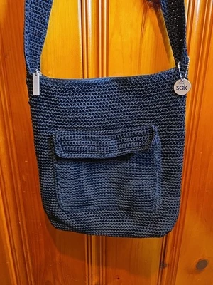 The Sak Crochet Woven Purse Tote Crossbody Shoulder Bag Purse Black - Image 1 of 4