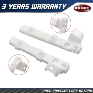 Pair Front Bumper Bracket Clip White For Mitsubishi Lancer Except EVO 2008-2017 - Picture 1 of 8