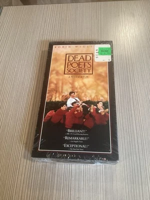 DEAD POETS SOCIETY VHS sealed Robin Williams classic - Image 1 of 2