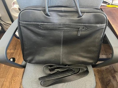 Levenger Leather Briefcase/tote - Multiple Sections/Pockets - EUC- Free Shipping - Image 1 of 4