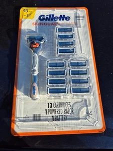 Gillette SkinGuard Power Herren Rasierer Griff + 13 Klingen Nachfüllpackungen - Bild 1 von 12