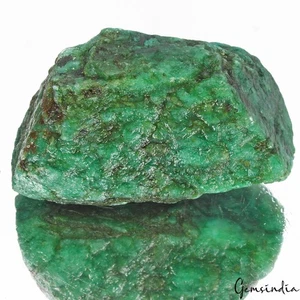 1800 kt natürlicher brasilianischer grüner Smaragd roher rauer Bergkristall Mineralien riesiger Edelstein - Bild 1 von 5