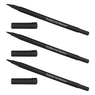  3 Stück essbare Stifte mit zwei Spitzen zum Dekorieren von Keksen, essbare - Bild 1 von 4