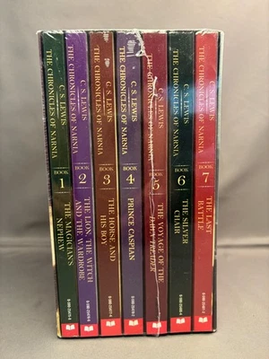The Chronicles of Narnia Boxed Set New Sealed C.S. Lewis Scholastic 0590257889 - Image 1 of 4