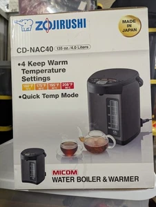 Caldera y calentador de agua Zojirushi CD-NAC40BM Micom - negro metálico - Imagen 1 de 5