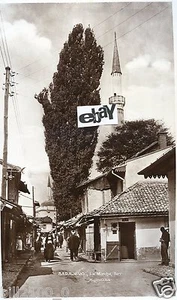 BOSNIE-HERZEGOVINE .SARAJEVO . SARAYEVO ..PHOTO ORIGINALE.MARCHE TURC.27 X 15 cm - Picture 1 of 1