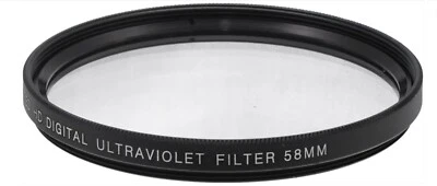 58mm UV DHD Multi Coated Filter for Canon 85mm f/1.8 Lens   - Image 1 of 2