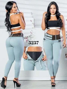 Kolumbianische Po Lifting Jeans mit Shapewear - Bild 1 von 7