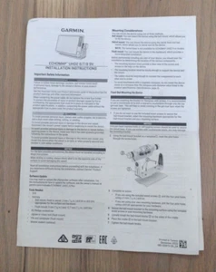 GARMIN ECHOMAP UHD2 6/7/9 SV  Installation Instructions ONLY - Bild 1 von 2