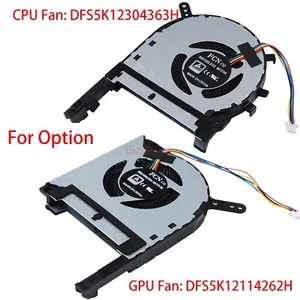 CPU,GPU Cooling Fan for ASUS FX95 FX86 FA506 FX505 FX705 FA506 DFS5K4262H-4363H - Picture 1 of 47