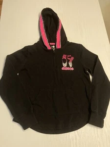 SO Girls Kids Youth Size 10 Ballet Shoe Dance Perfect Full Zip Hoodie - Picture 1 of 7