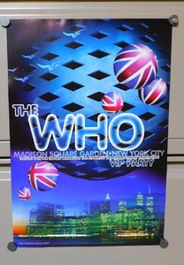 OCT 3-4, 6-7 2000 THE WHO AT MADISON SQUARE GARDEN PRESENTED BILL GRAHAM POSTER - Picture 1 of 1