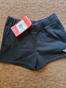 Pantalones cortos de campamento North Face para niñas talla XSmall polar - negros - NUEVO - Imagen 1 de 6