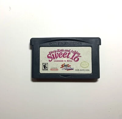 Mary-Kate and Ashley Sweet 16 Licensed to Drive Nintendo GBA Cart Only Tested  - Image 1 of 2