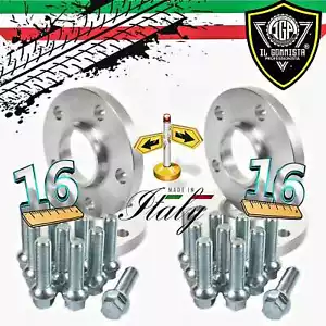 4 DISTANZIALI 16+16 mm 5x110 65.1+20 BULLONI SPECIFICI PER ALFA ROMEO GIULIETTA - Bild 1 von 4