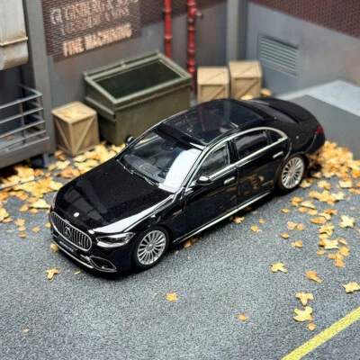 ALMOST REAL AR 1:64 Schwarz Benz AMG S63 E Performance Sportmodell Diecast-Auto